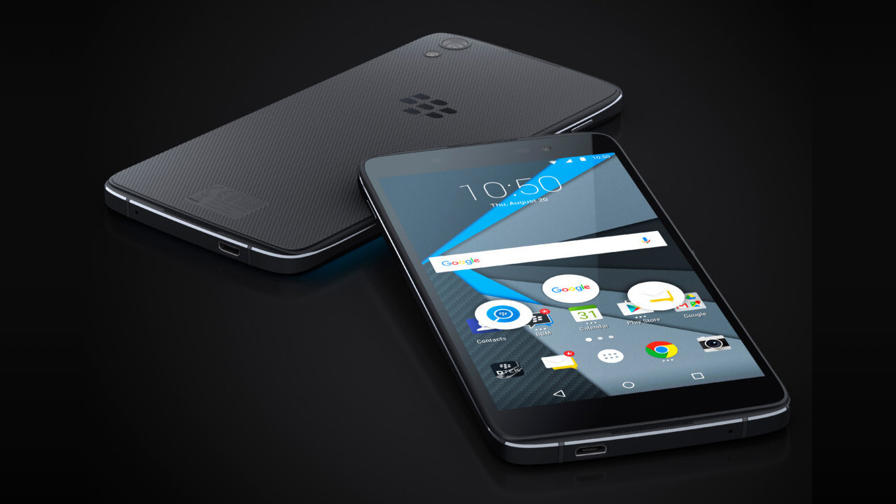 BlackBerry leaks specs on enticing new DTEK60 handset