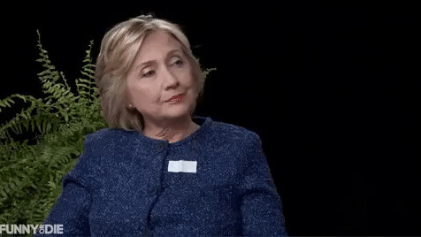 9 of the best GIFs from Hillary Clinton’s ‘Between Two Ferns’ interview