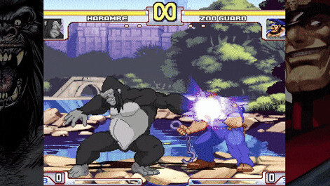 Someone put Harambe in Street Fighter so you can keep your genitals in your pants