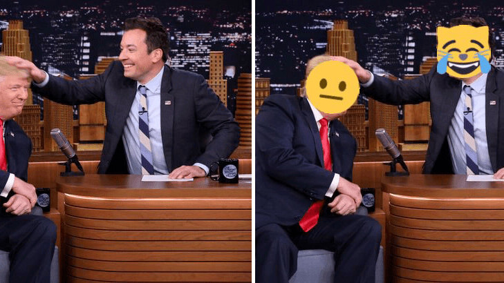 Tweet this bot your pics and it will put emoji on your face