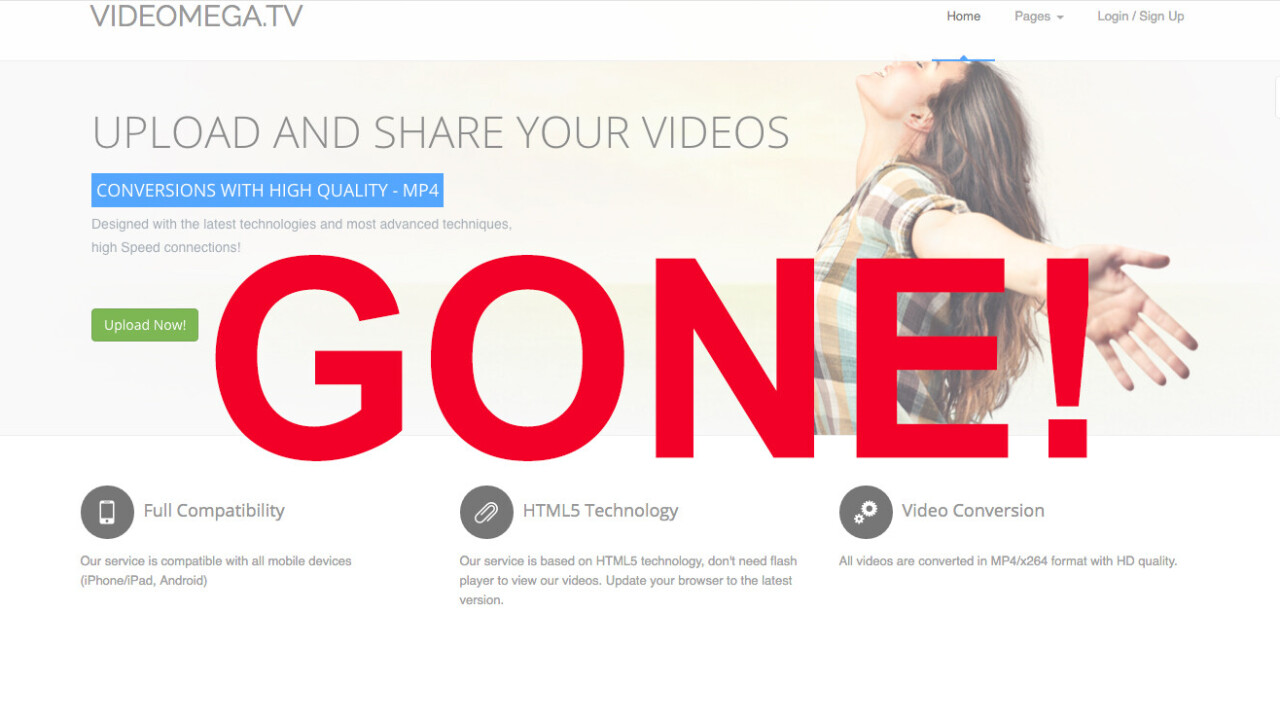 File-hosting service Videomega pisses off hundreds of uploaders as it vanishes without a trace