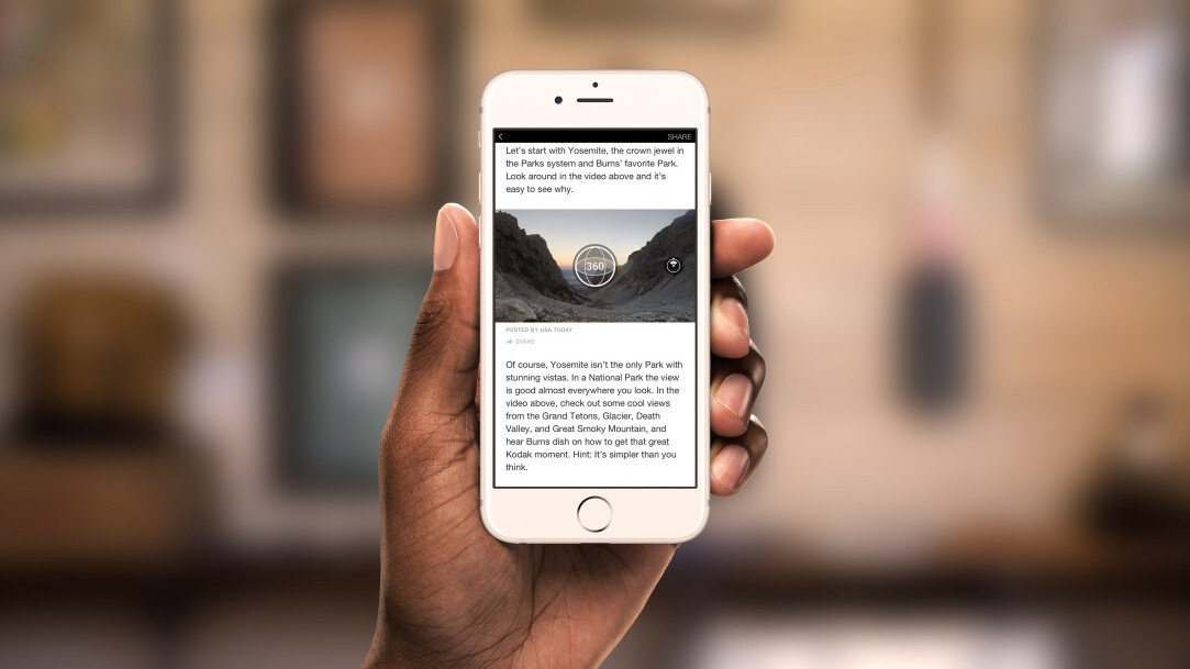 Facebook brings 360 images and video to Instant Articles