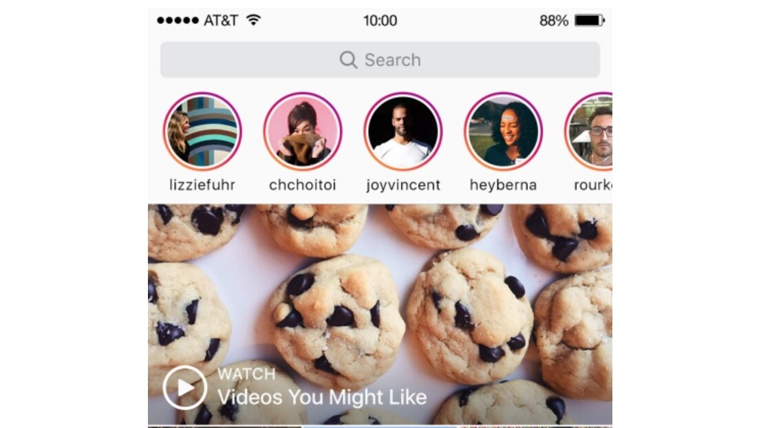 Instagram puts Stories front and center in the Explore tab