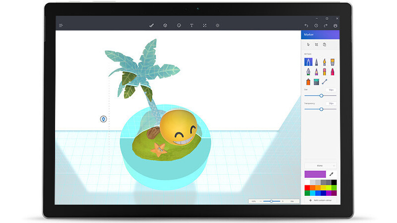 Microsoft Paint gets a massive update with new tools for 3D art