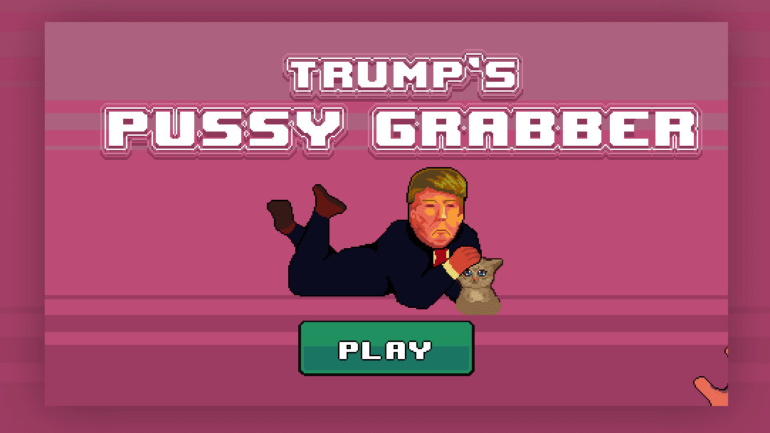 Trump parody game lets you grab them by the pussy, but not quite literally