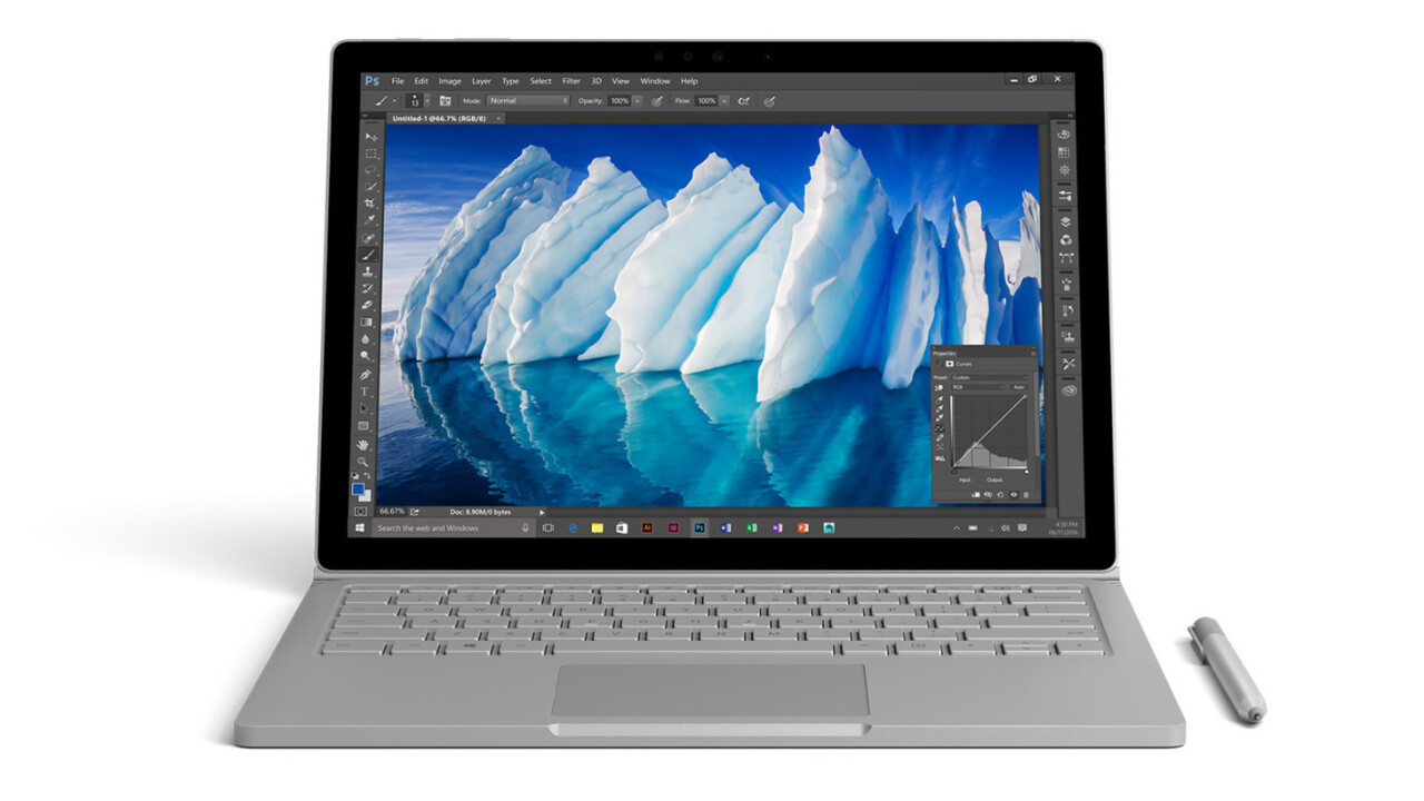 Microsoft boosts the Surface Book with 2x graphics and 30% more battery