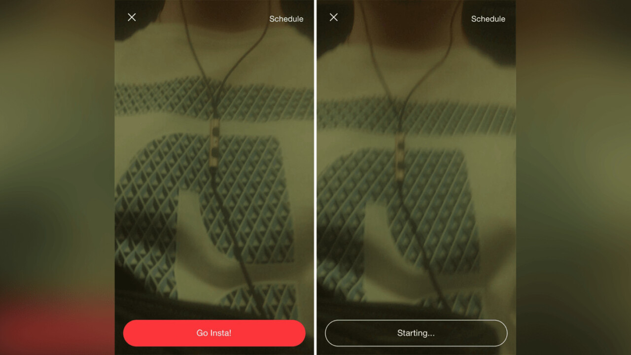 ‘Go Insta’ feature seems to be Instagram’s take on live video