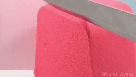 These weird videos of kinetic sand are surprisingly satisfying