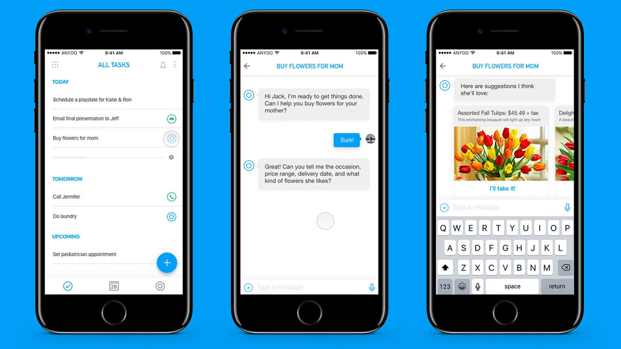 Any.do’s to-do app will use AI to complete your tasks for you
