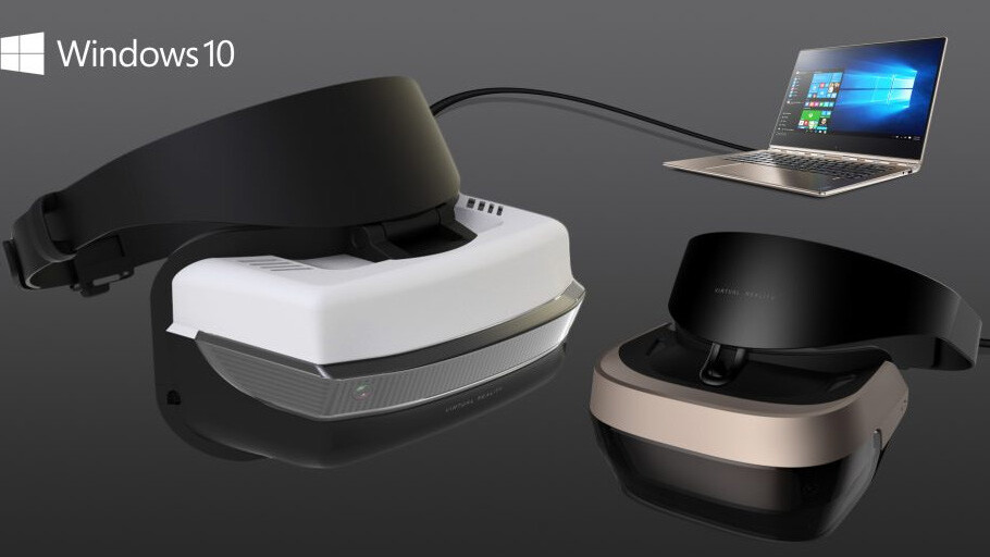 Microsoft Windows 10 VR headsets will run even on modest PCs