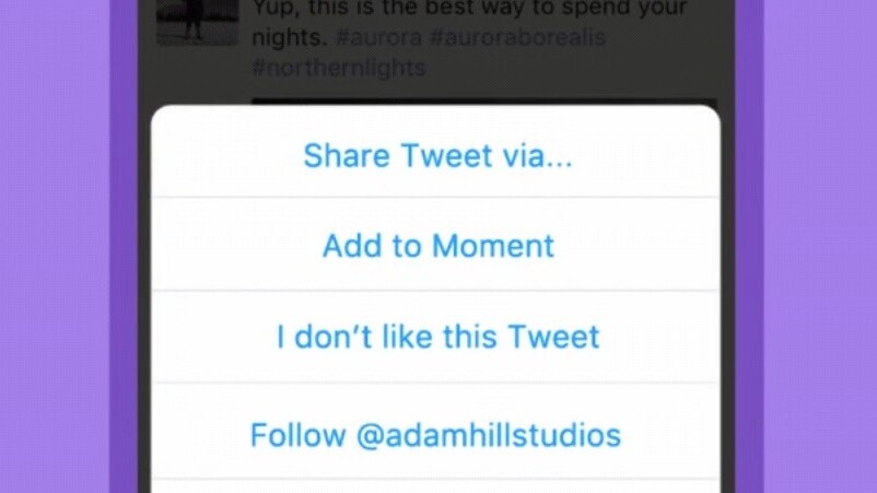 Twitter now lets you create Moments on your phone