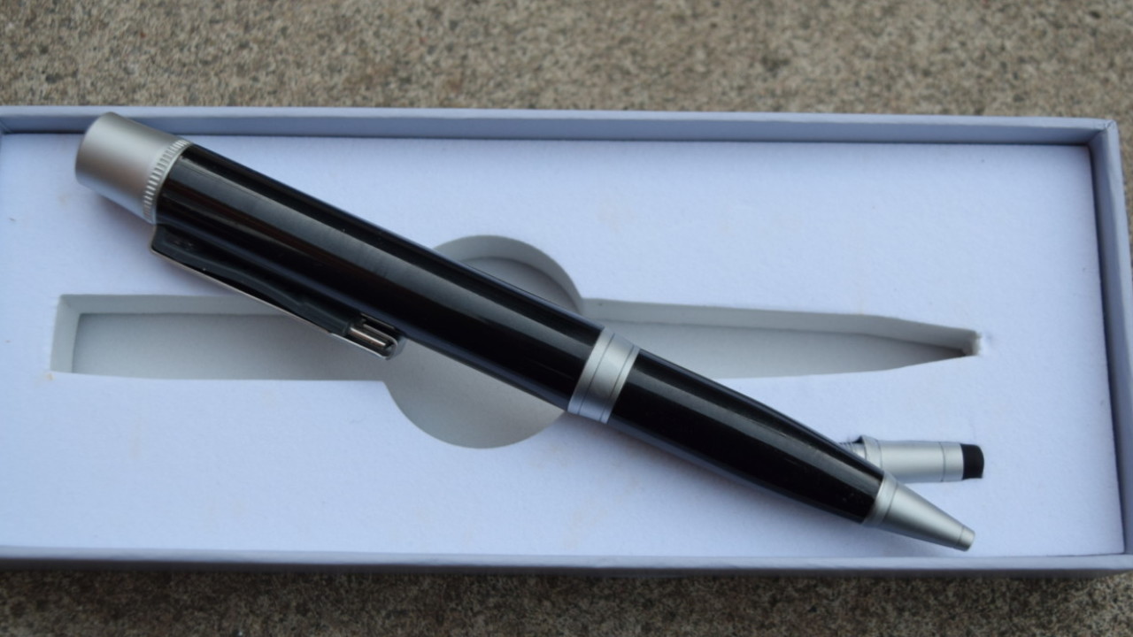 Beyond Ink is a pen with a built-in battery and USB drive