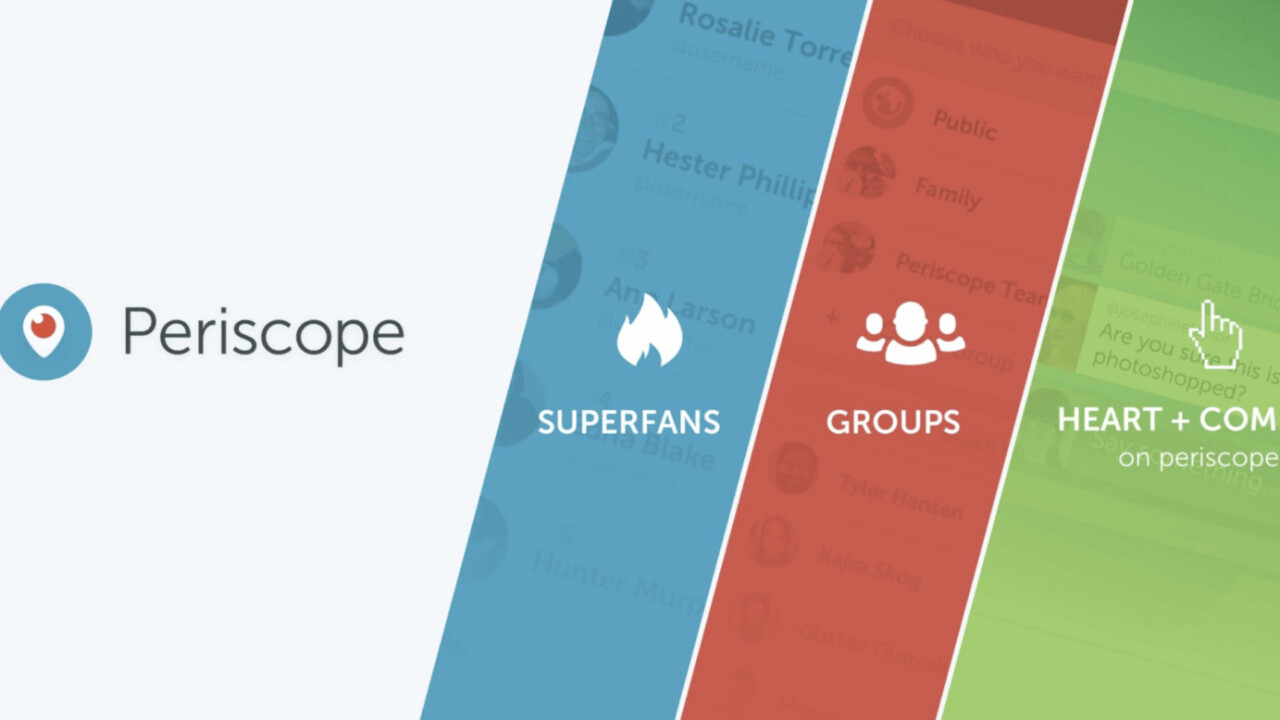 Periscope update brings three new ways to engage your audience