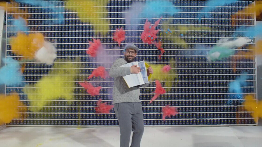This awesome 4-minute music video was actually shot in only 4 seconds