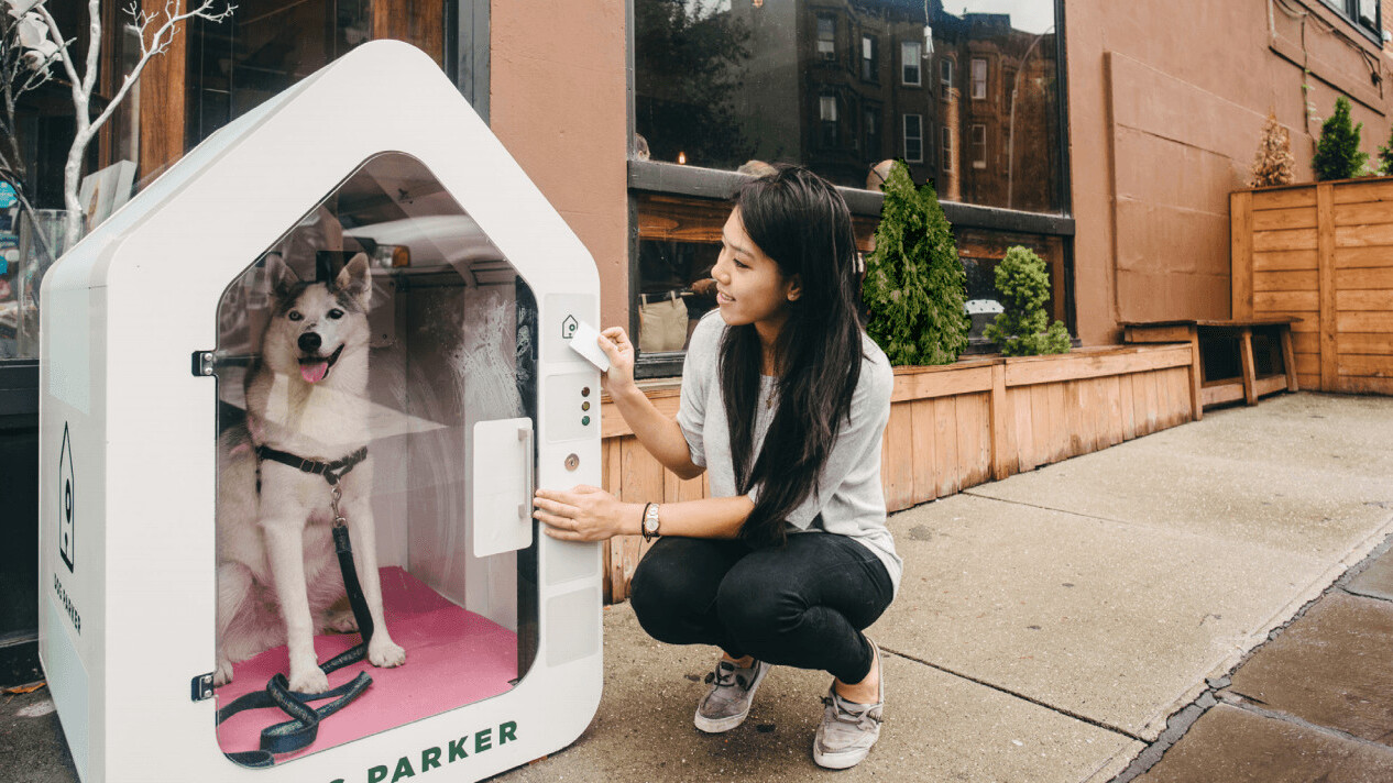 Dog Parker is a high-tech parking spot… for your dog
