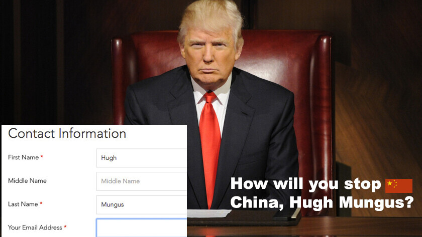 I just applied for a job at Donald Trump’s administration and you can too
