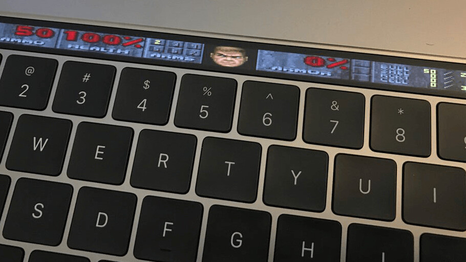 Running Doom on the MacBook Pro Touch Bar isn’t ideal — but it’s pretty damn cool