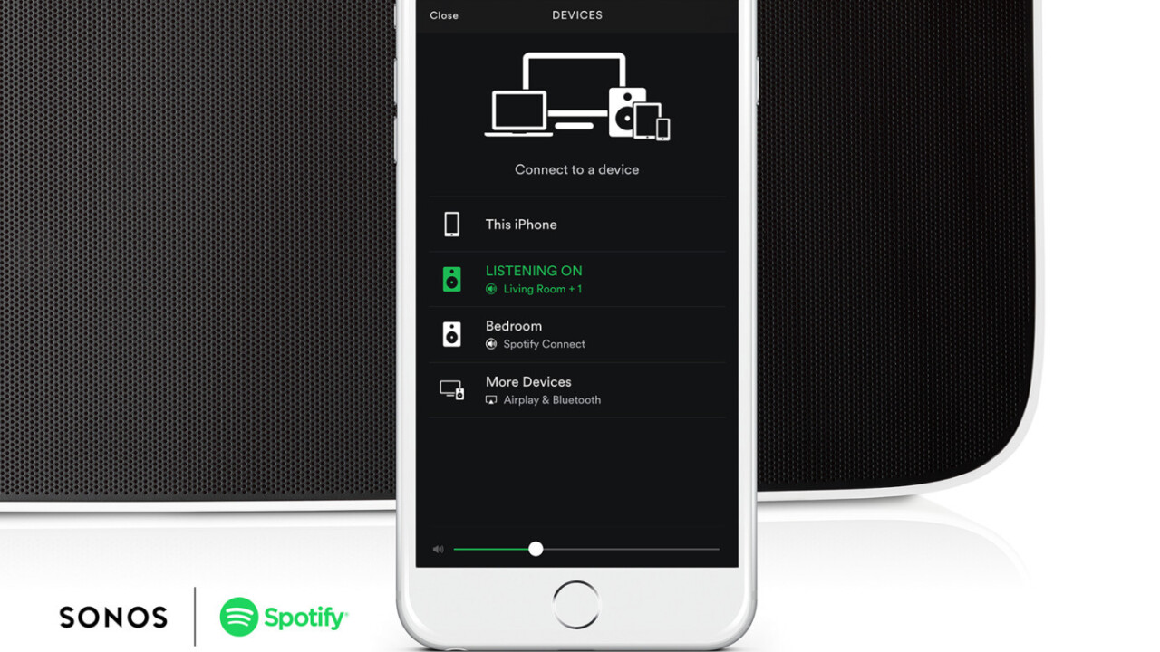 You can finally control your Sonos with the Spotify app