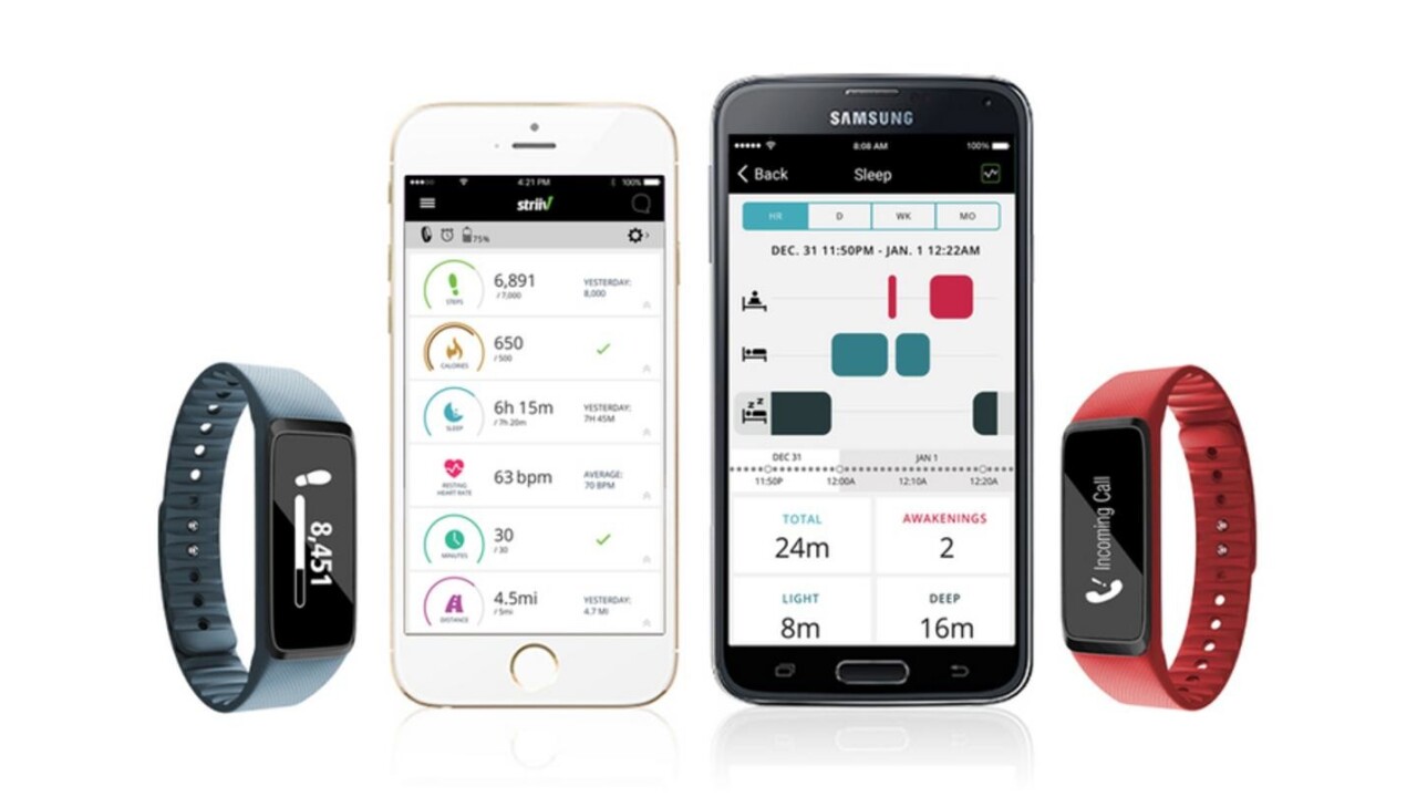 The Striiv Fusion Activity & Sleep Tracker is the perfect stocking stuffer for the health nuts in your life