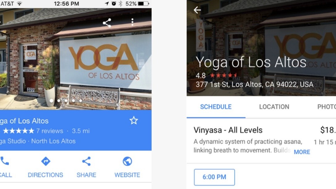 Google’s new tool makes it easy to reserve your next spin class