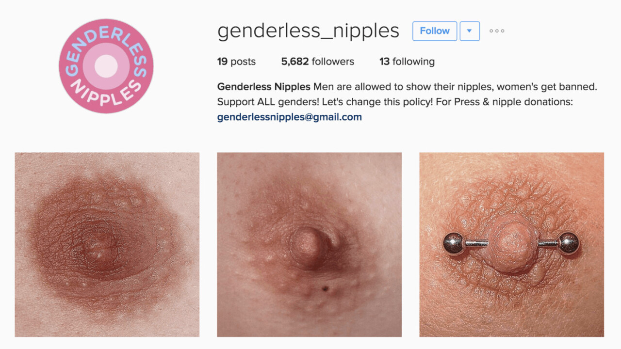 ‘Genderless Nipples’ wants to challenge censorship on Instagram
