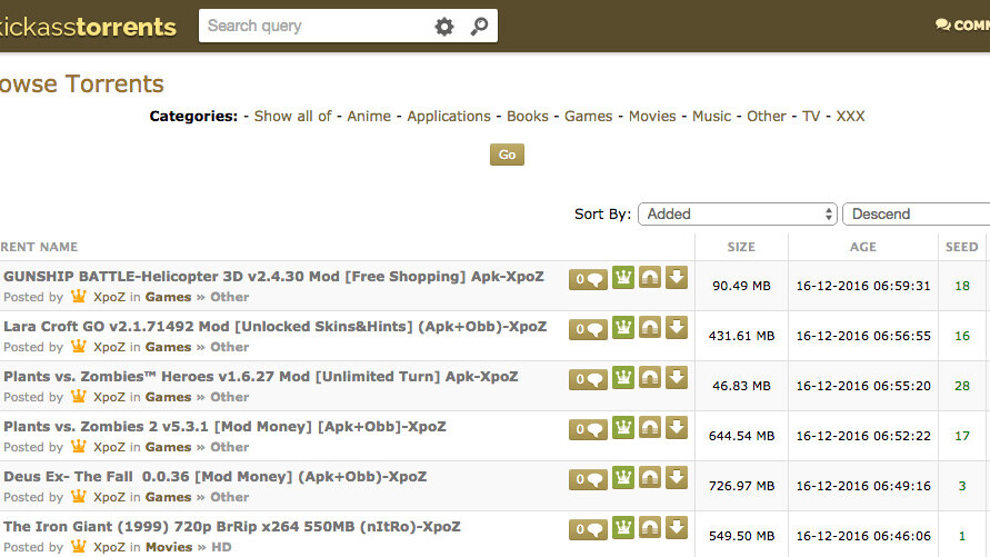 KickassTorrents ex-staffers brought the torrent site back from the dead