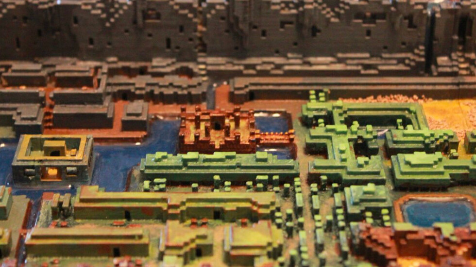 This 3D-printed map from the original Legend of Zelda was worth every penny