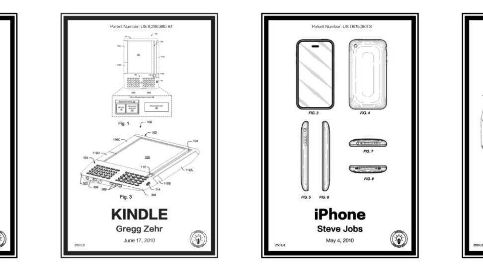 Retro Patents let you decorate your wall with the world’s greatest ideas