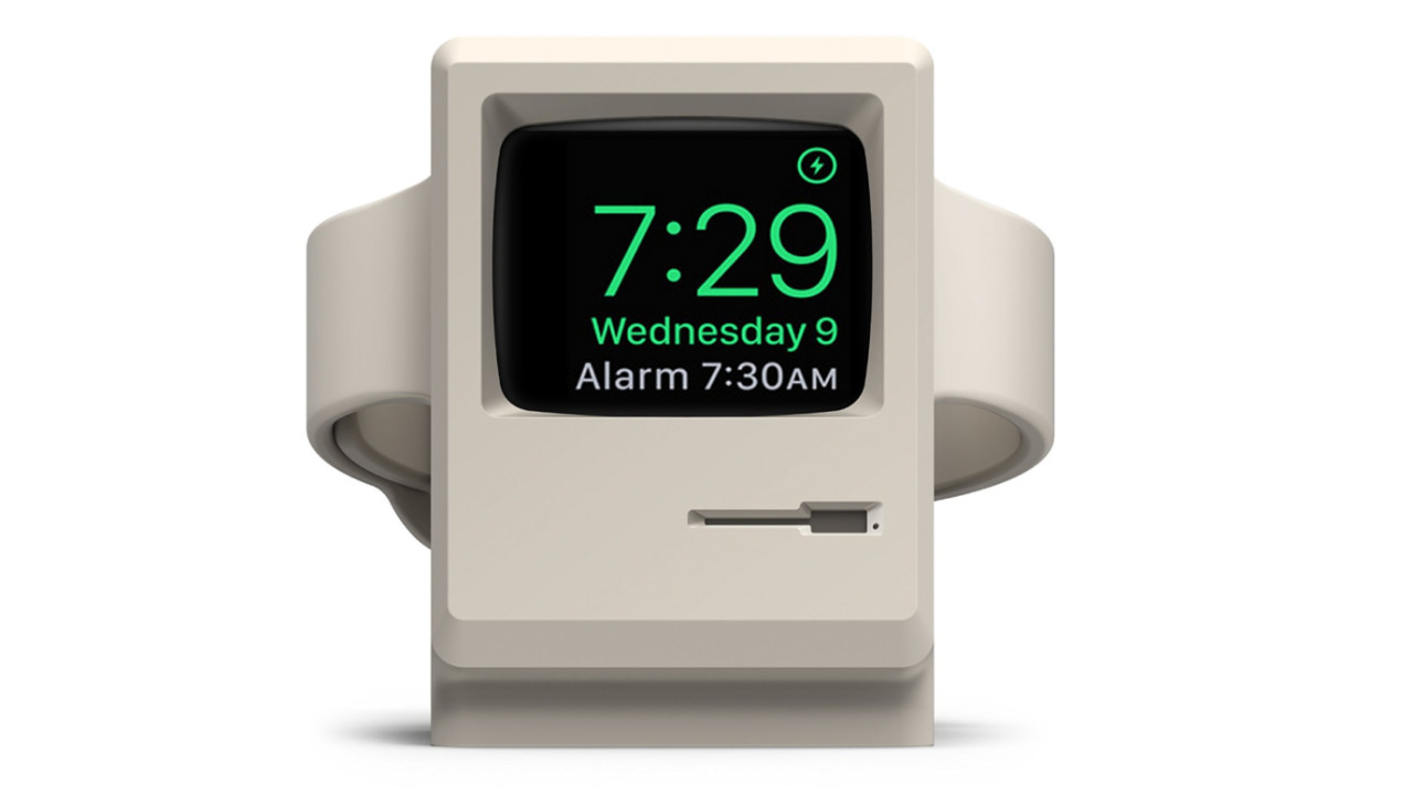 Apple Watch stand turns your favorite wearable into a mini Macintosh