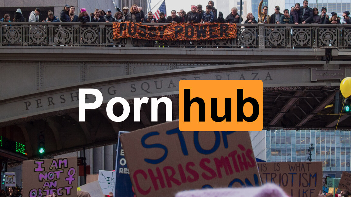 Pornhub reveals the Women’s March caused serious drops in porn traffic