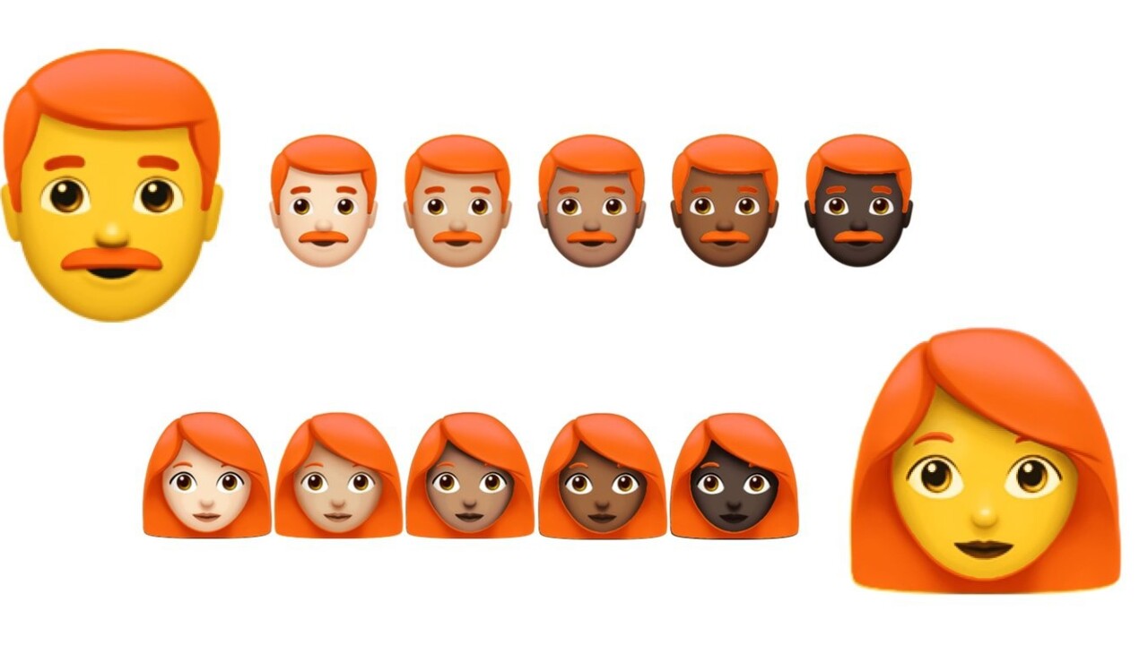 Redheads rejoice! Ginger emoji might at long last be on the way