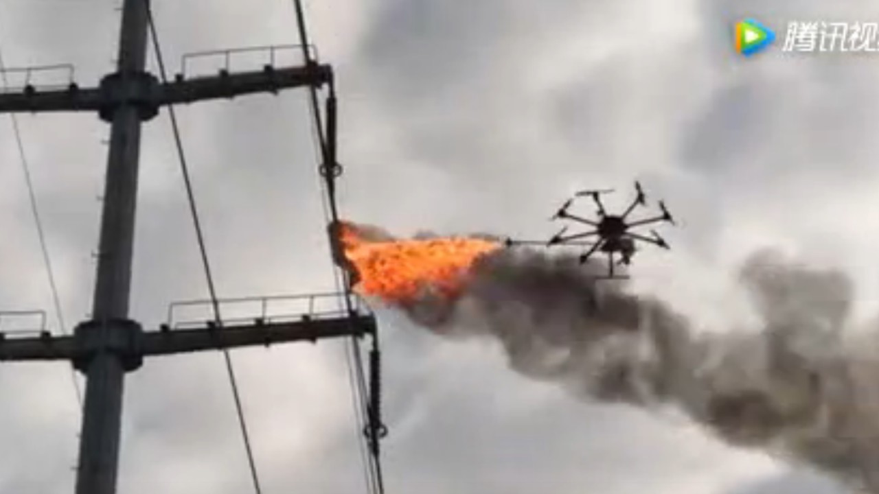 This fire-breathing drone is having none of your rubbish
