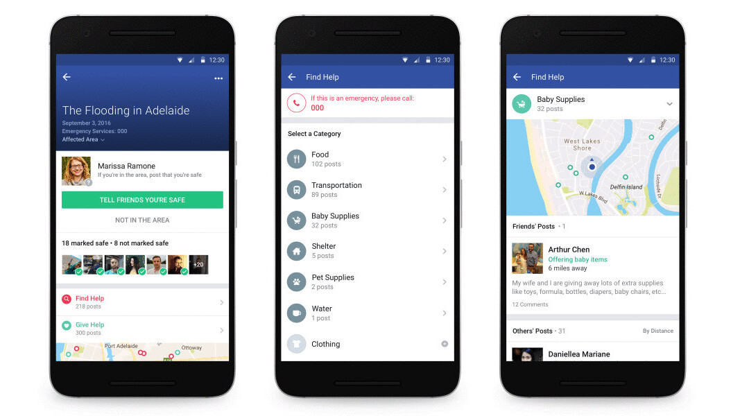 Facebook’s Safety Check now helps you find and offer help in crisis situations
