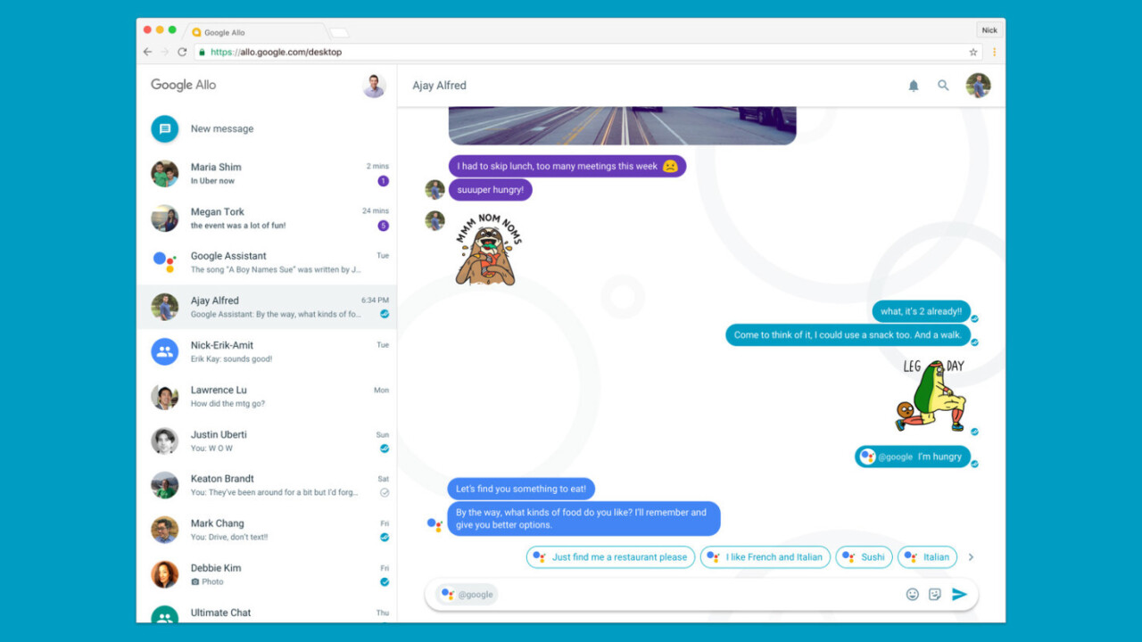 Google is bringing Allo to desktops soon, but maybe it should kill some other apps first