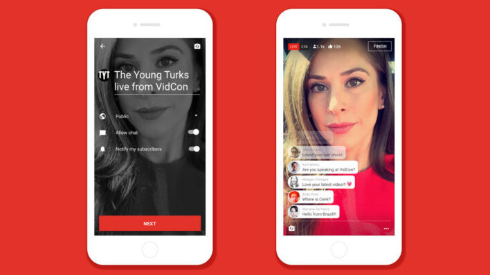YouTube is opening up its mobile livestreaming feature to more users