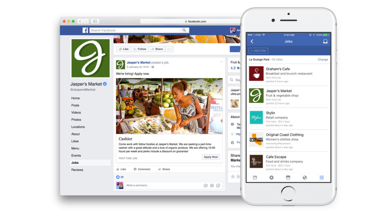 Facebook takes on LinkedIn with new job ads