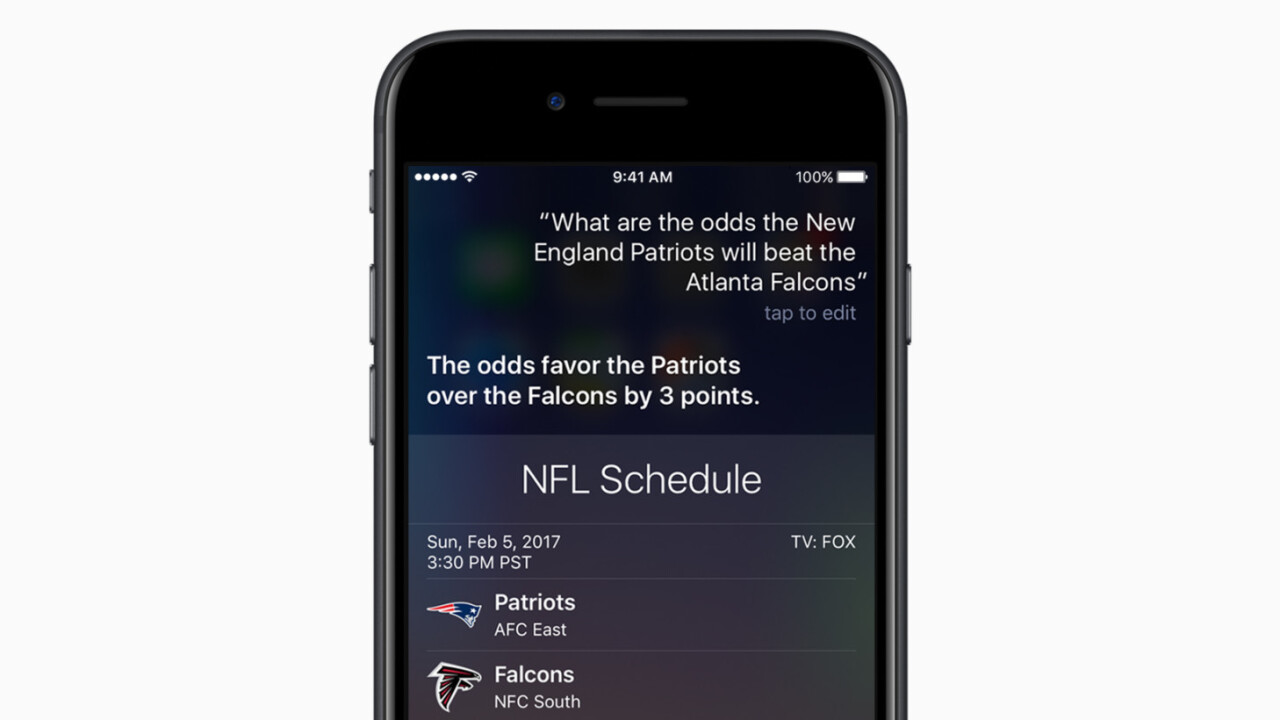 Siri might be the only friend you need this Super Bowl Sunday