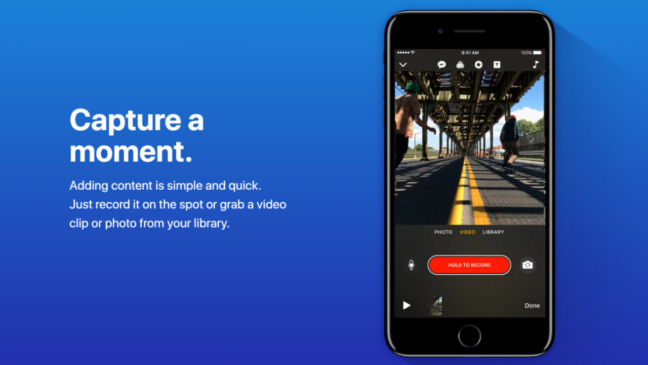 Apple’s new video sharing app is called Clips