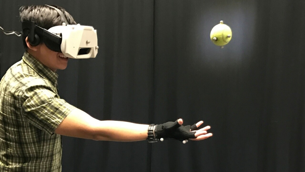 VR motion tracking narrows the gap between real and digital
