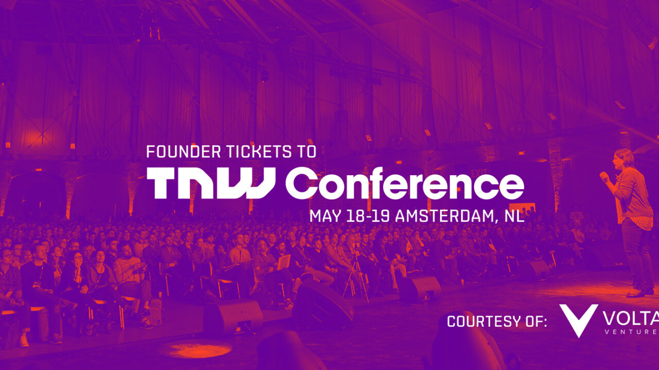 Attention Founders: Volta Ventures wants 10 Dutch and Belgian entrepreneurs to join them at TNW Conference