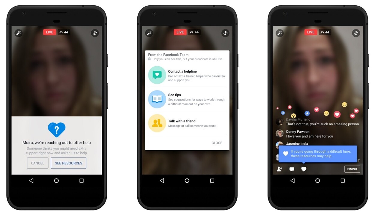 Facebook teaches AI to seek out suicidal users