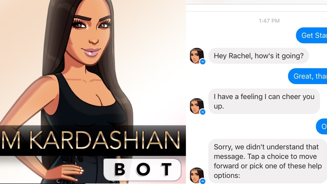 Kim Kardashian’s new bot wants to solve puzzles with you