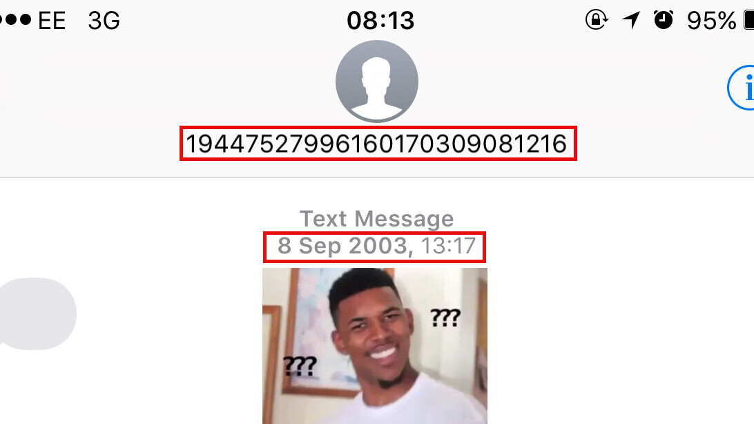 People are receiving creepy texts from 2003 – and we know why