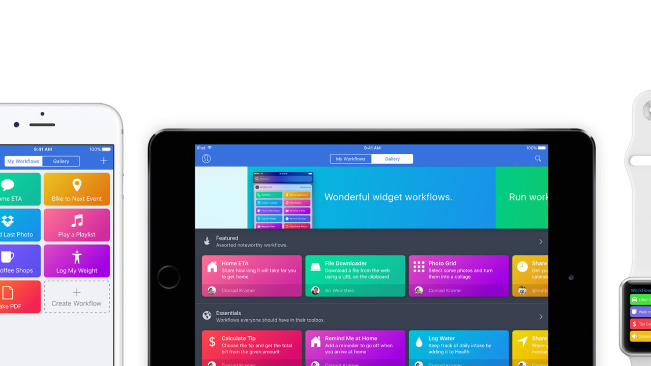 Apple acquires automation app Workflow and makes it free