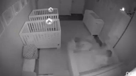 Watch: Nest cam catches twin toddlers partying until dawn