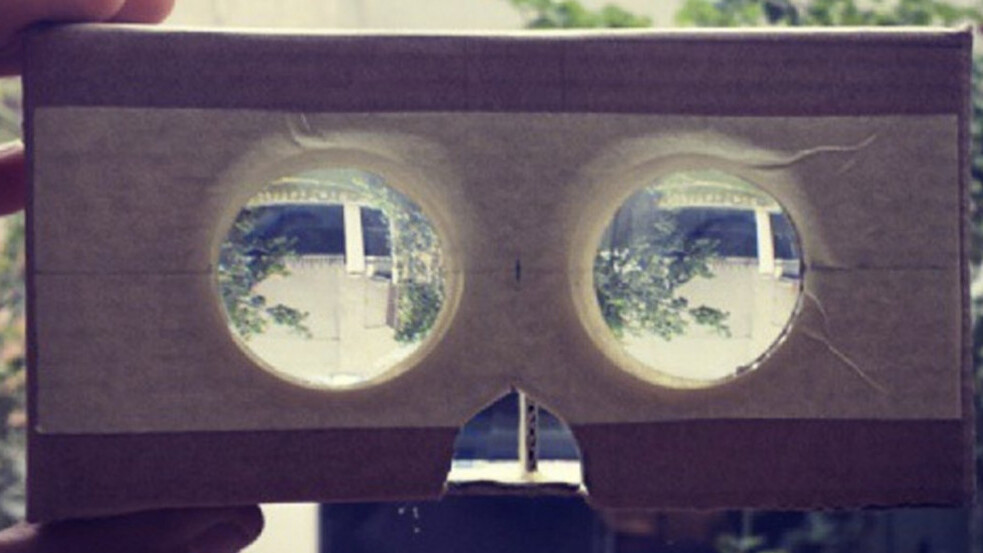 Feast your eyes on the first Google Cardboard prototype