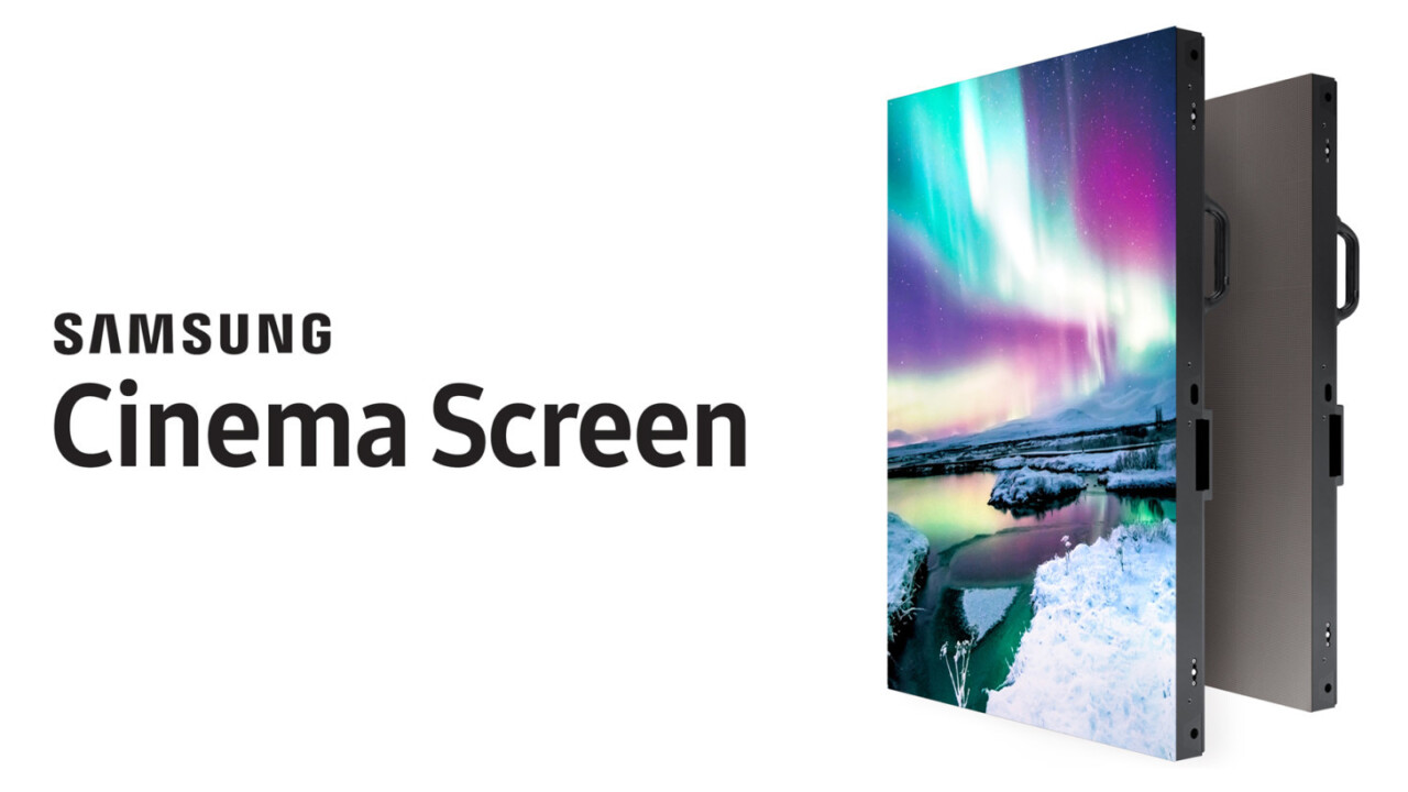 Samsung unveils new cinema theater screen with support for HDR and 4K