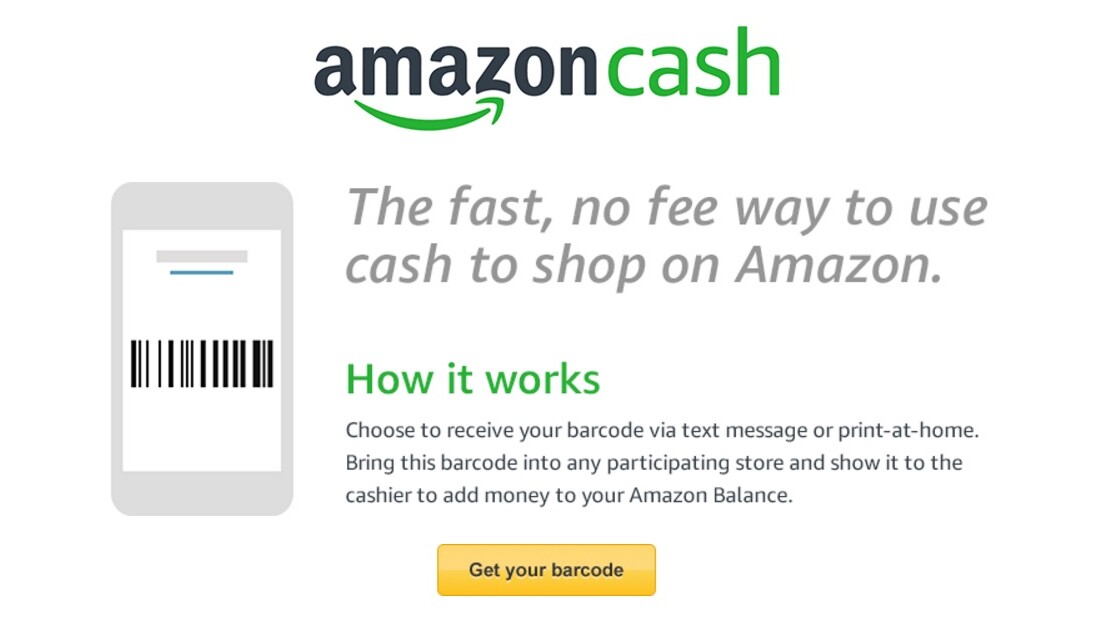 Amazon Cash eliminates need for bank cards