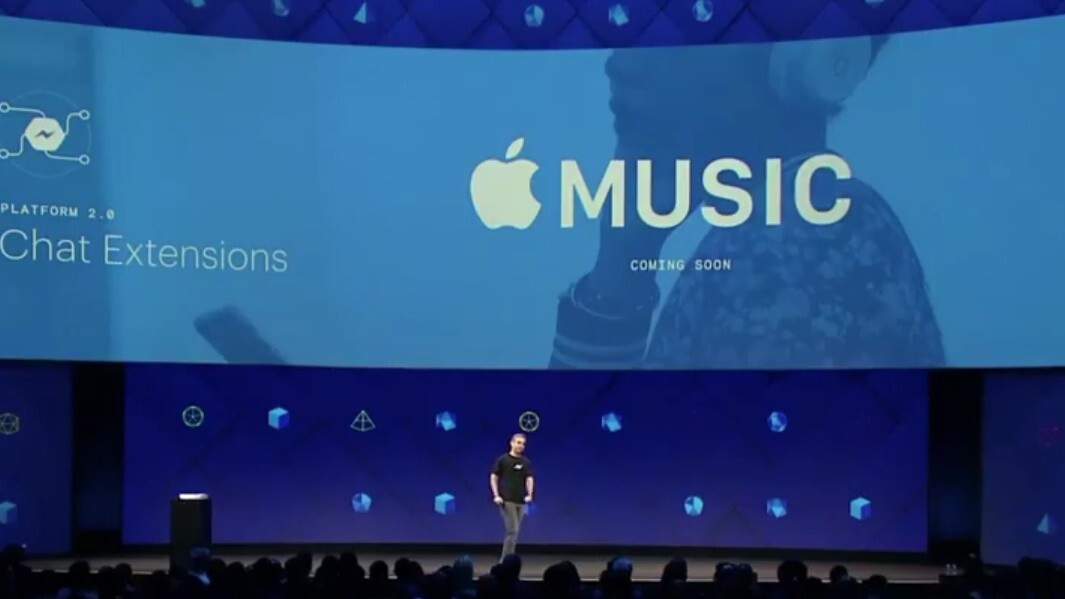 Facebook is baking in Spotify and Apple Music right into Messenger