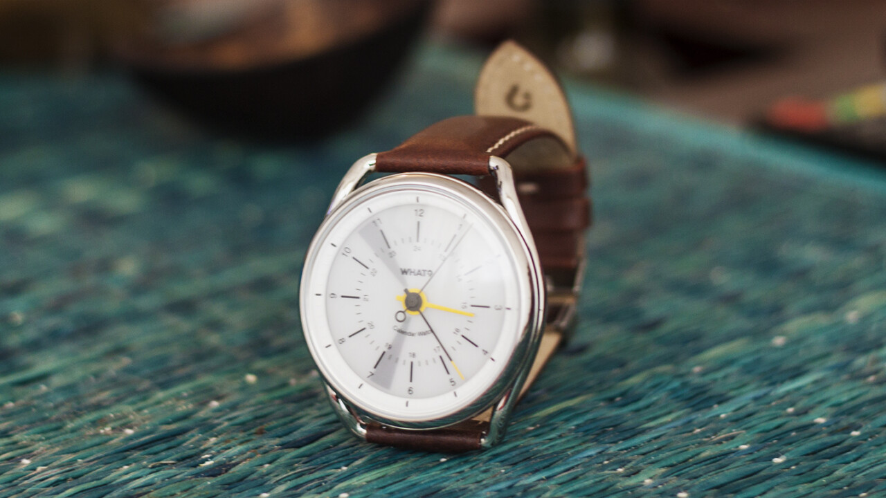 This minimalist smartwatch only reminds you of appointments – and that’s just perfect